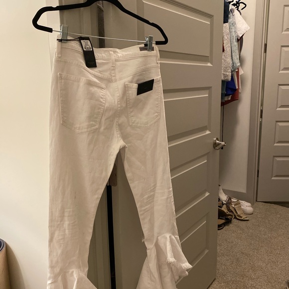 Citizens of Humanity drew flounce denim white
